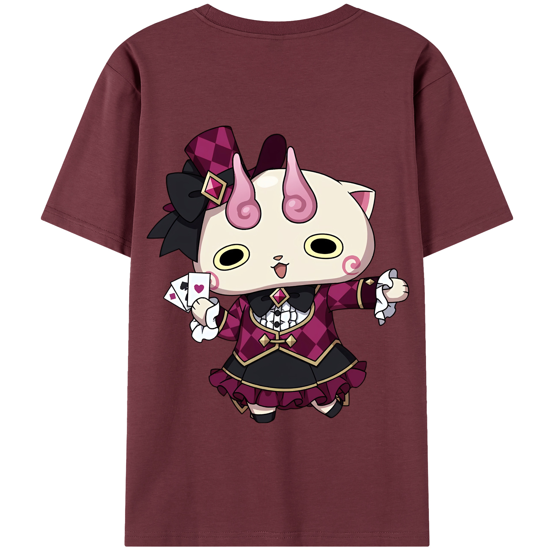 （画像用） 妖怪ウォッチ Yo-kai Watch 綿100％半袖Tシャツ（背面プリント）